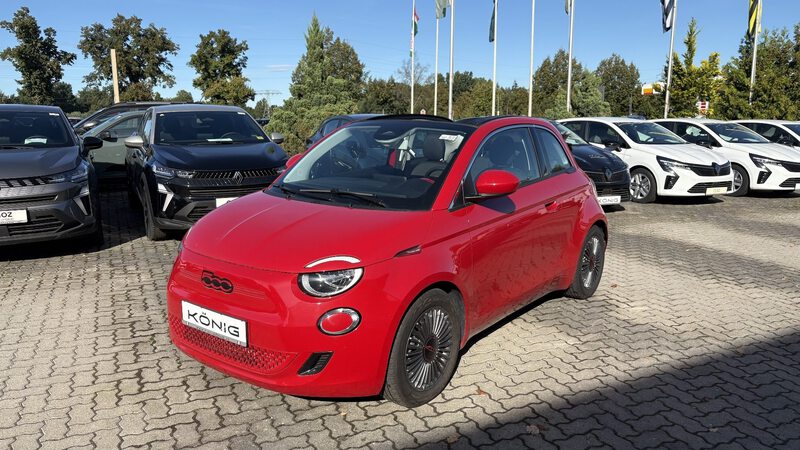 Fahrzeugabbildung 500C  Elektro Cabrio MJ22 RED Navi Klimaautomatik  Bild 1 von 20