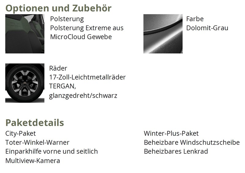 Fahrzeugabbildung Duster Neuer Extreme TCe 130 Bild 5 von 5