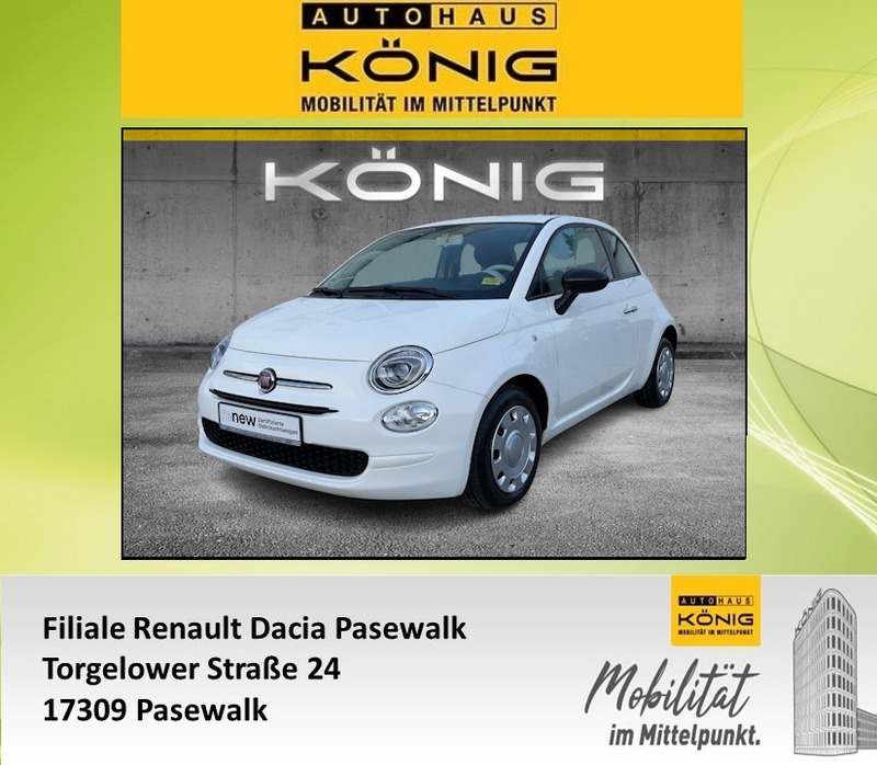 Fahrzeugabbildung 500 1.0 70PS Klima DAB+ Carplay Alufelgen Bild 1 von 11