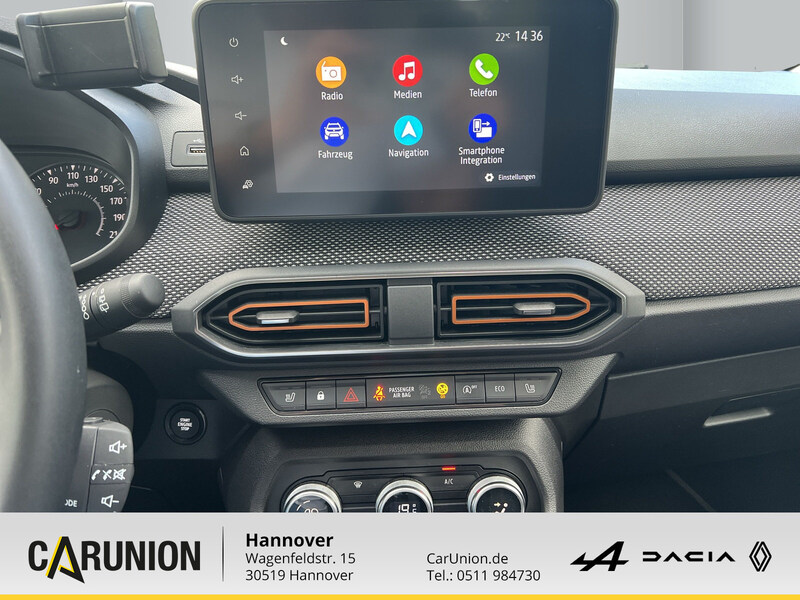 Fahrzeugabbildung Sandero Stepway Comfort TCe 90 CVT (MY2021) Bild 9 von 20