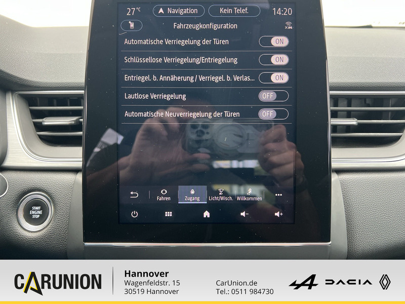 Fahrzeugabbildung Captur INTENS E-TECH Plug-in 160 Bild 18 von 20