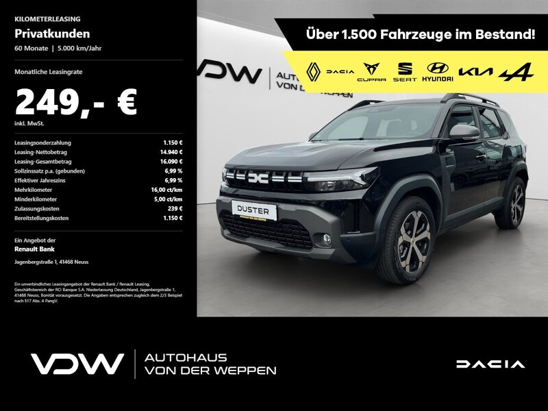 Fahrzeugabbildung Duster Journey HYBRID 140 Bild 1 von 15