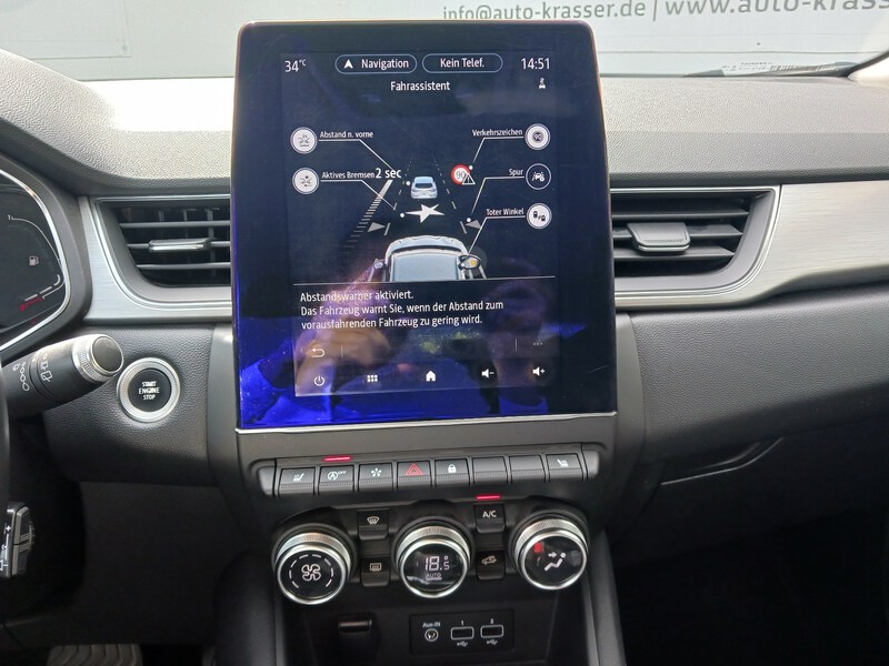 Fahrzeugabbildung Captur Intens TCe 155 EDC Start&Stop *AUTOMATIK* Bild 25 von 30