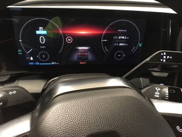Inside Mégane Eléctrico  Carrocería Rojo Des