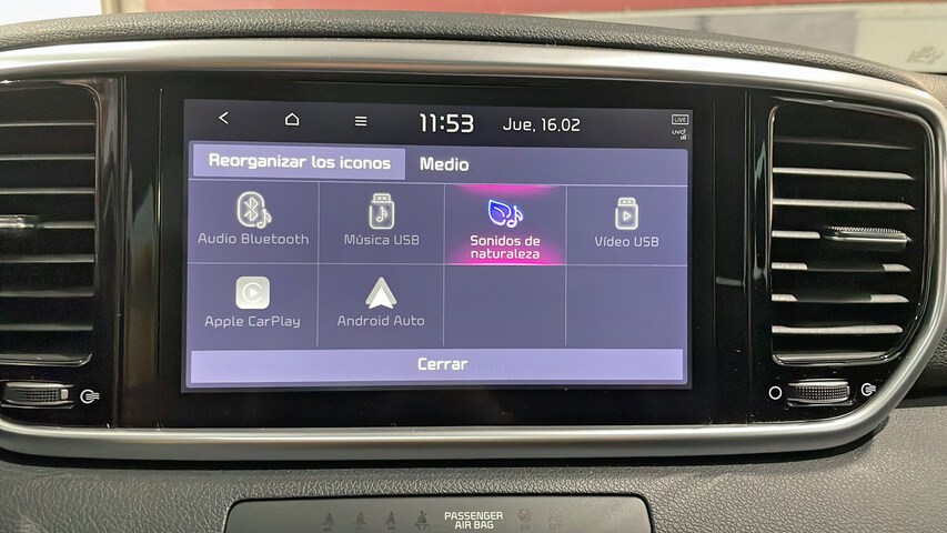 Inside Sportage Diesel  Infra Red