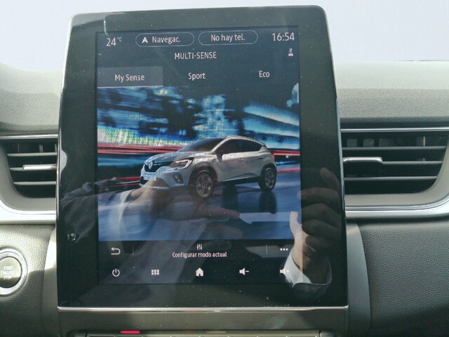 Inside Captur  Azul Volga con techo