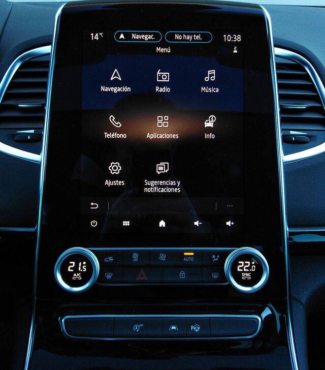 Inside Espace Diesel  Gris Titanium