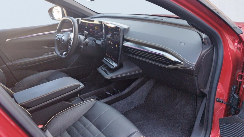 Inside Mégane Eléctrico  Carrocería Rojo Des