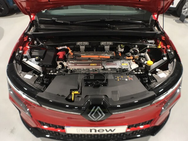 Inside Mégane Eléctrico  Carrocería Rojo Des