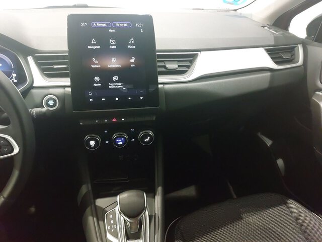 Inside Captur Híbrido Enchufable  Naranja Atakama con 