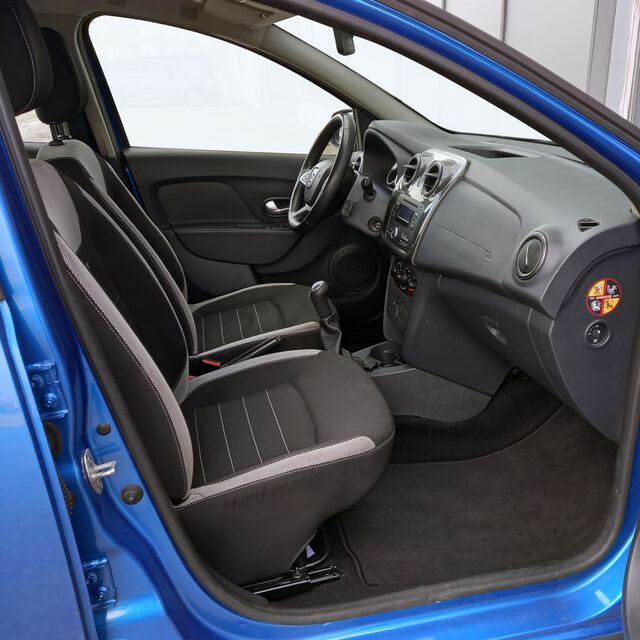 Inside Sandero Diesel  Azul Turquesa