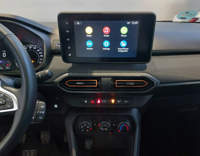 Inside Sandero  Negro Nacarado