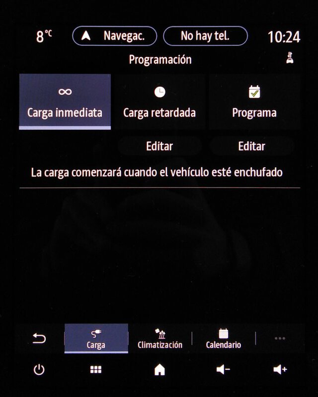 Inside Mégane Híbrido Enchúfable  Negro Brillante