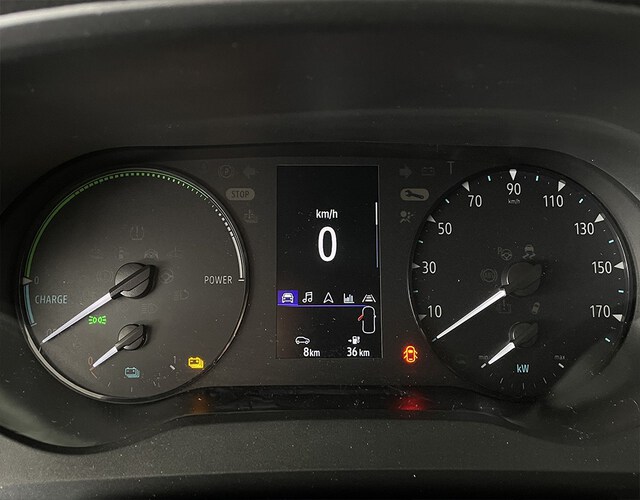 Inside Kangoo Furgón Eléctrico  Blanco Mineral