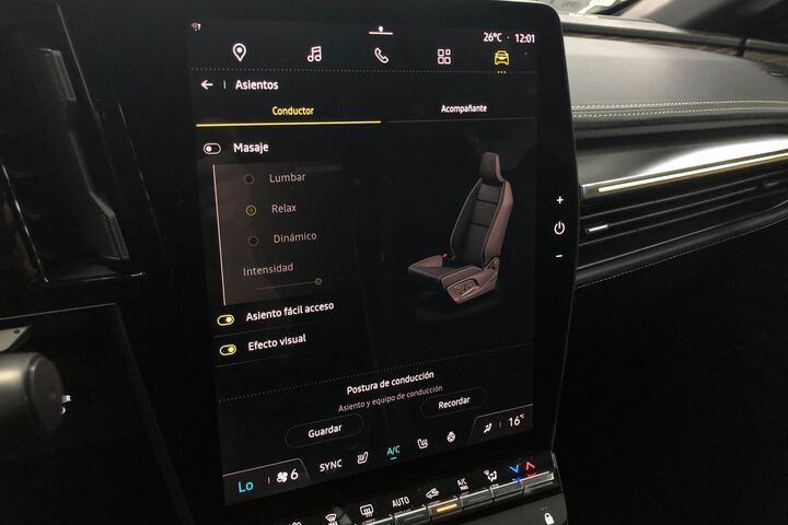 Inside Mégane Eléctrico  Negro Brillante
