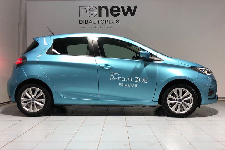 Outside  Zoe E-Tech 100% eléctrico  Azul Celadon