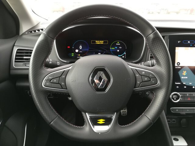 Inside Mégane Sport Tourer Híbrido Enchufable  Azul Rayo
