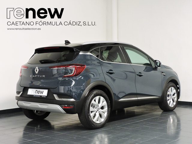 Outside Captur  Azul Volga con techo