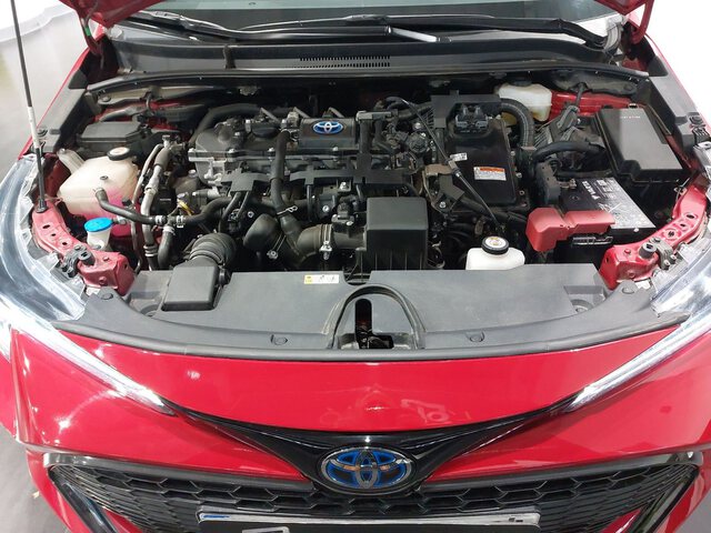 Inside Corolla Híbrido  Rojo Emoción