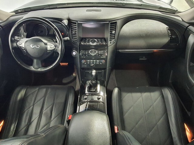 Inside QX70 Diesel  Black Obsidian