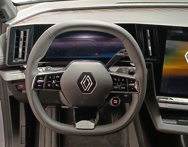 Inside  MEGANE E-TECH 100% ELÉCTRICO  carrocería gris zin