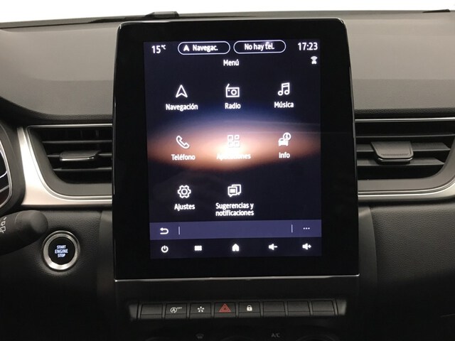 Inside Captur Gasolina/gas  Gris Highland con te