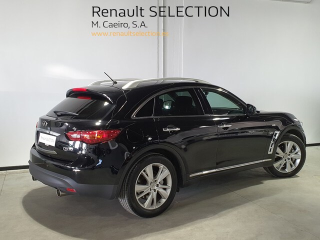 Outside QX70 Diesel  Black Obsidian
