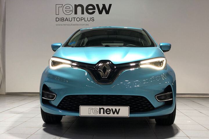Outside  Zoe E-Tech 100% eléctrico  Azul Celadon