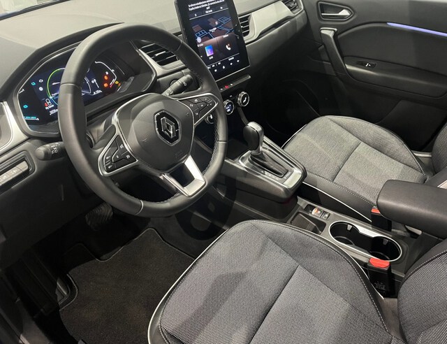 Inside Captur Híbrido  Azul Rayo con techo 