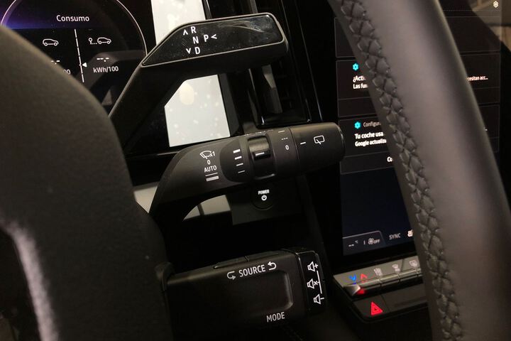 Inside Mégane Eléctrico  Negro Brillante
