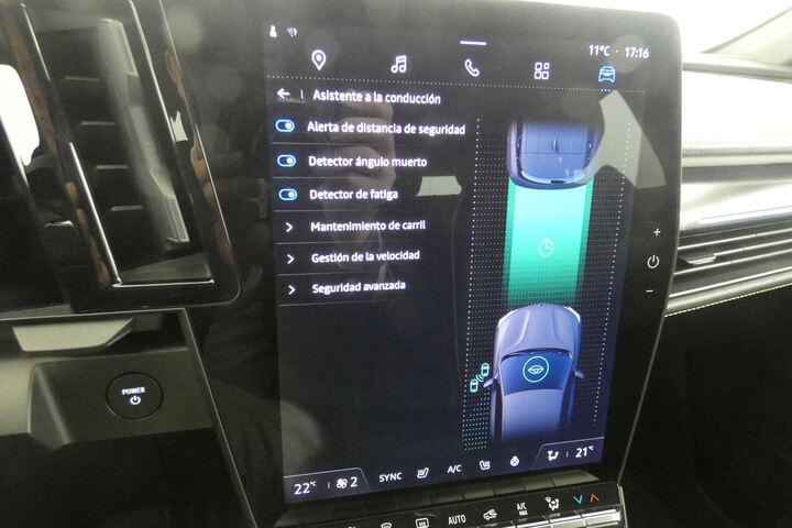 Inside Mégane Eléctrico  Carrocería Gris Zin