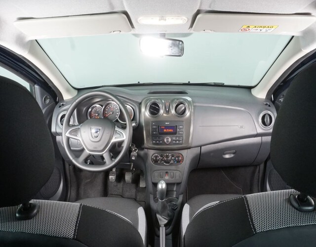 Inside Sandero Diesel  Azul Cosmos