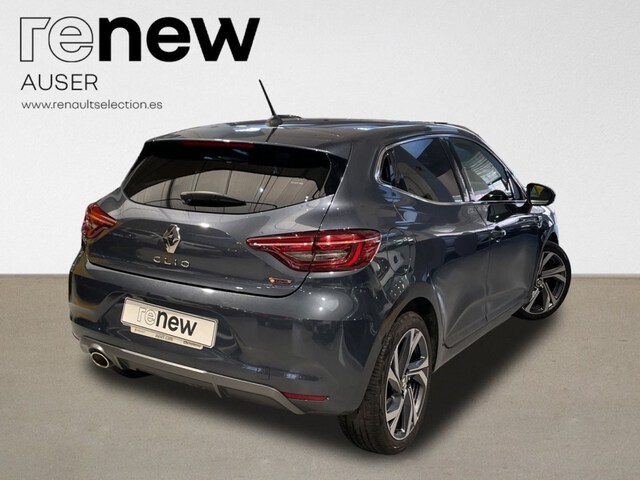 Outside Clio  Gris Titanium