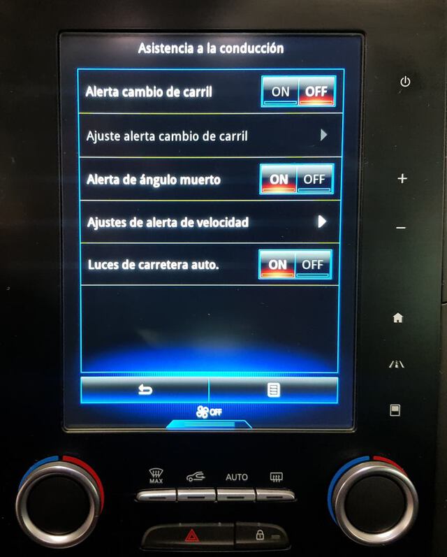 Inside Mégane Sport Tourer Diesel  BLANCO