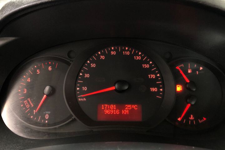 Inside Kangoo Combi Diesel  Blanco