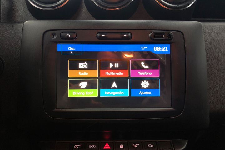 Inside Duster Diesel  Blanco Glaciar