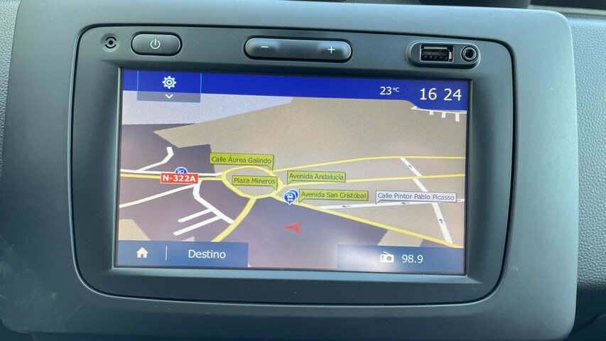 Inside Duster Diesel  Blanco Glaciar