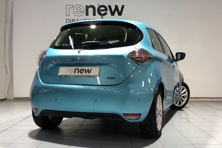 Outside  Zoe E-Tech 100% eléctrico  Azul Celadon