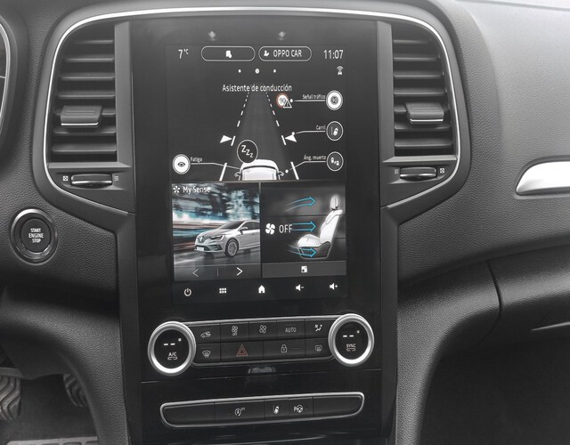 Inside Mégane Sport Tourer  Blanco Nacarado