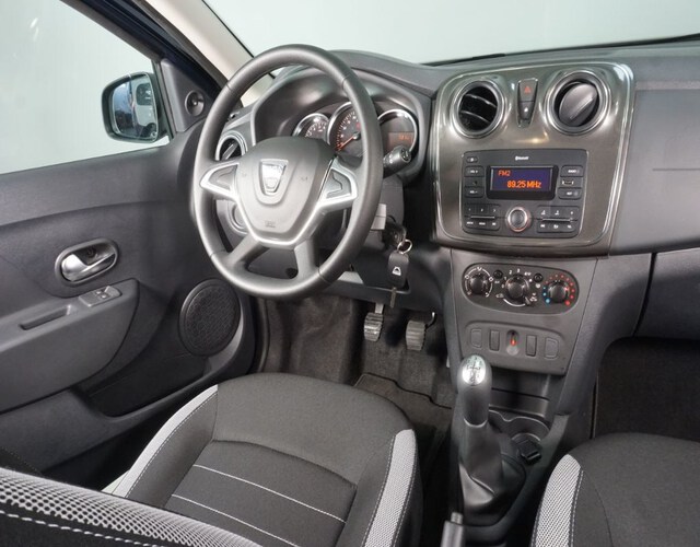 Inside Sandero Diesel  Azul Cosmos