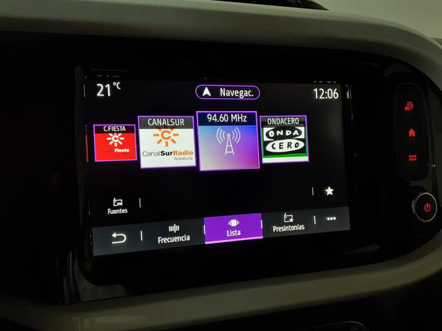 Inside Twingo Electric  Naranja