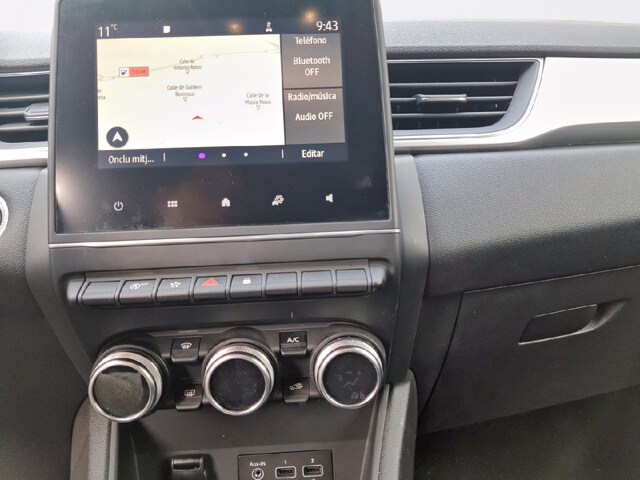 Inside Captur  Azul Volga con techo