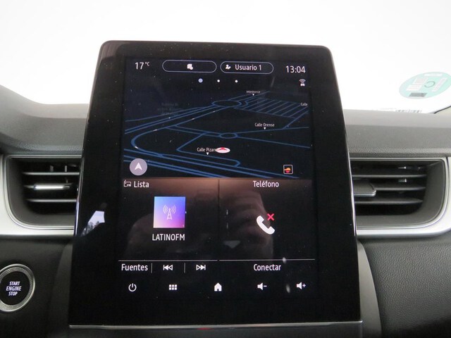 Inside Captur  Azul Volga con techo