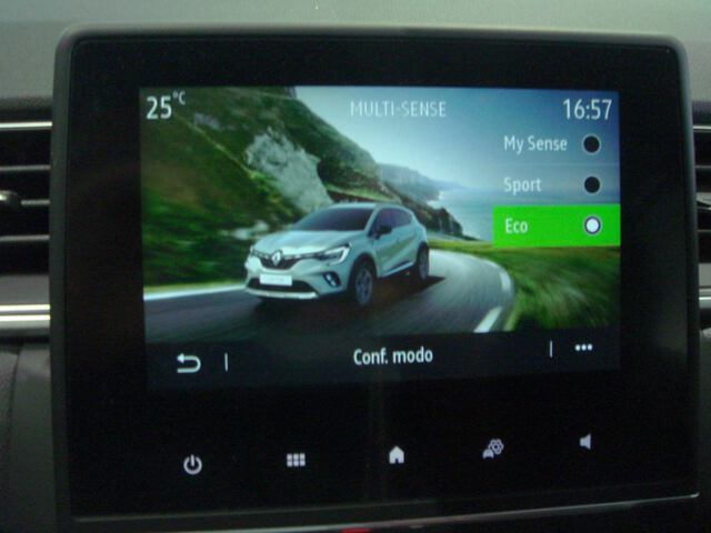 Inside Captur Gasolina/gas  Azul Rayo con techo 