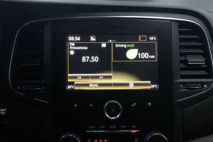 Inside Mégane Sport Tourer  Blanco Glaciar