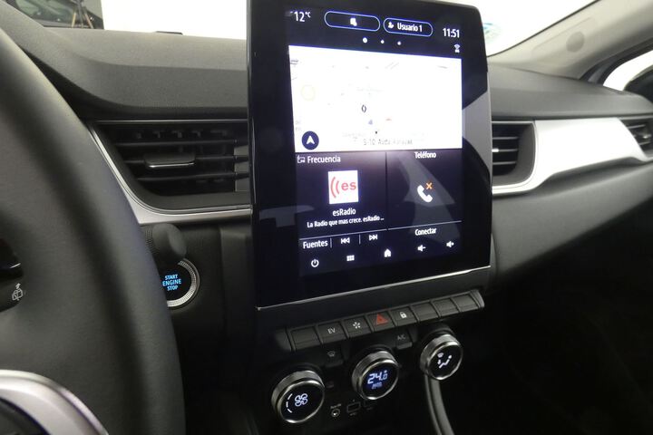 Inside Captur Híbrido  Blanco Nacarado con 