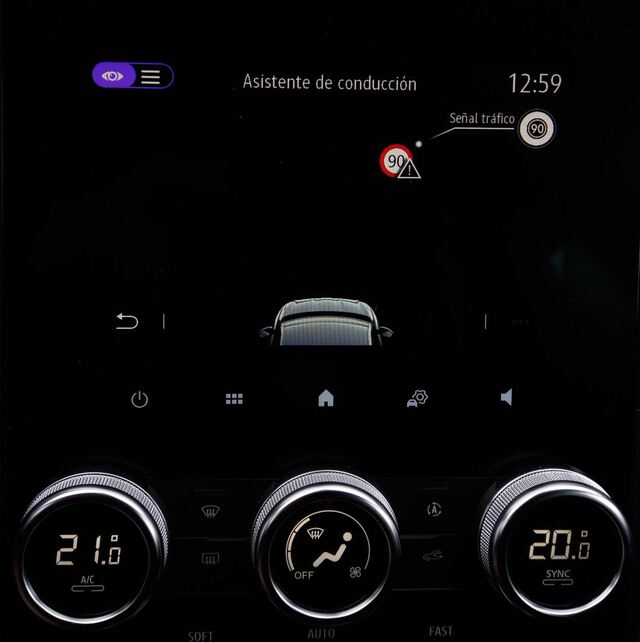 Inside Mégane Diesel  Azul Cosmos